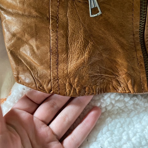 Zara Trafaluc Leather Jacket - Picture 4 of 9